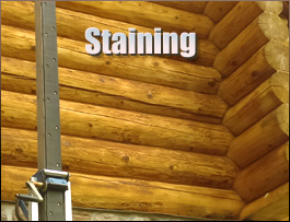  Pasquotank County, North Carolina Log Home Staining